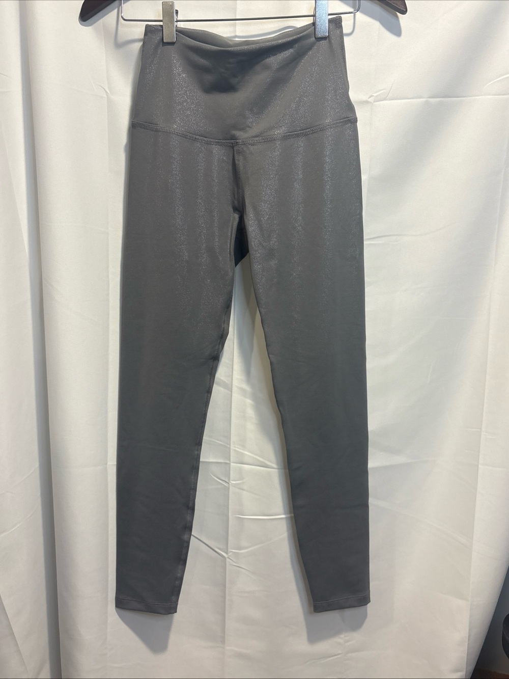 Beyond Yoga Shimmery Charcoal High-Rise Leggings